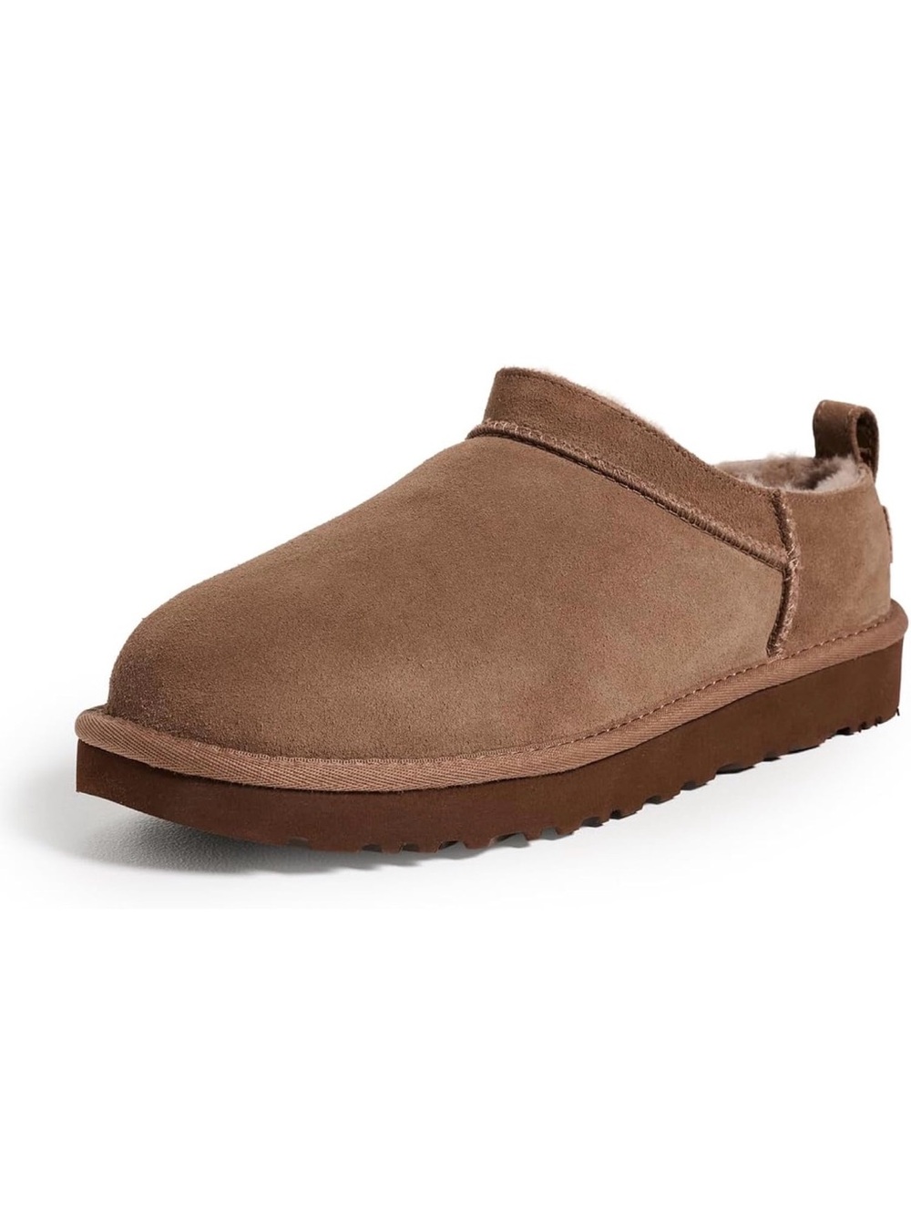 UGG Women's Chestnut Suede Shearling-Lined Slip-On Bootie